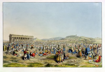 Festival at Athens by Edward Dodwell